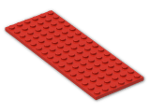 LEGO® Brick: Plate 6 x 16 3027 | Color: Bright Red