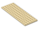 LEGO® Stein: Plate 6 x 16 3027 | Farbe: Brick Yellow