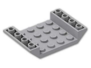 LEGO® Stein: Slope Brick 45 6 x 4 Double Inverted with Open Center 30283 | Farbe: Medium Stone Grey
