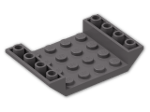 LEGO® Stein: Slope Brick 45 6 x 4 Double Inverted with Open Center 30283 | Farbe: Dark Stone Grey