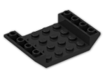 LEGO® Brick: Slope Brick 45 6 x 4 Double Inverted with Open Center 30283 | Color: Black