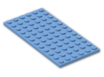 LEGO® Stein: Plate 6 x 12 3028 | Farbe: Medium Blue