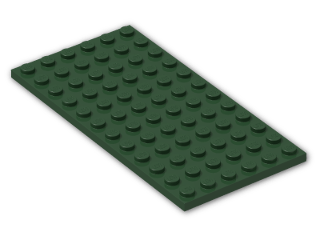 LEGO® Stein: Plate 6 x 12 3028 | Farbe: Earth Green