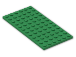 LEGO® Stein: Plate 6 x 12 3028 | Farbe: Dark Green