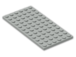 LEGO® Brick: Plate 6 x 12 3028 | Color: Grey