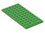 LEGO® Stein: Plate 6 x 12 3028 | Farbe: Bright Green
