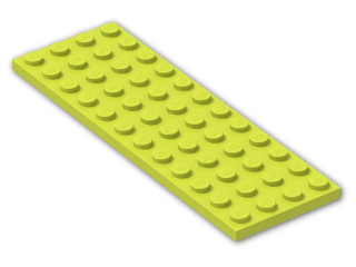 LEGO® Brick: Plate 4 x 12 3029 | Color: Medium Yellowish Green