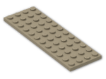 LEGO® Brick: Plate 4 x 12 3029 | Color: Sand Yellow