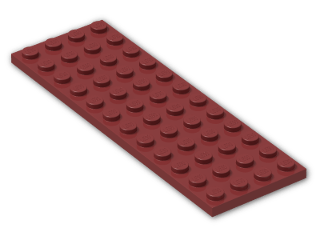 LEGO® Stein: Plate 4 x 12 3029 | Farbe: New Dark Red