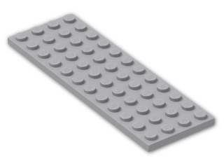 LEGO® Stein: Plate 4 x 12 3029 | Farbe: Medium Stone Grey