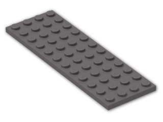 LEGO® Stein: Plate 4 x 12 3029 | Farbe: Dark Stone Grey