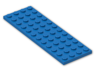 LEGO® Brick: Plate 4 x 12 3029 | Color: Bright Blue