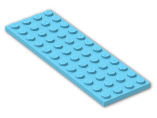 LEGO® Brick: Plate 4 x 12 3029 | Color: Medium Azur