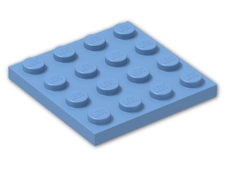 LEGO® Stein: Plate 4 x 4 3031 | Farbe: Medium Blue