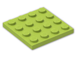 LEGO® Stein: Plate 4 x 4 3031 | Farbe: Bright Yellowish Green