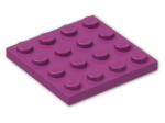 LEGO® Stein: Plate 4 x 4 3031 | Farbe: Bright Reddish Violet
