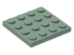 LEGO® Brick: Plate 4 x 4 3031 | Color: Sand Green