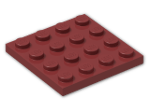 LEGO® Brick: Plate 4 x 4 3031 | Color: New Dark Red