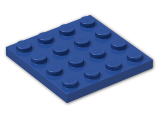 LEGO® Stein: Plate 4 x 4 3031 | Farbe: Dark Royal Blue