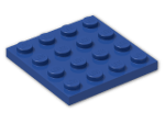 LEGO® Brick: Plate 4 x 4 3031 | Color: Dark Royal Blue