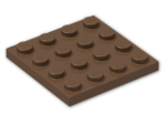LEGO® Brick: Plate 4 x 4 3031 | Color: Brown