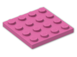 LEGO® Brick: Plate 4 x 4 3031 | Color: Bright Purple