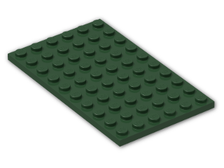 LEGO® Brick: Plate 6 x 10 3033 | Color: Earth Green