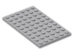 LEGO® Brick: Plate 6 x 10 3033 | Color: Medium Stone Grey