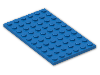 LEGO® Brick: Plate 6 x 10 3033 | Color: Bright Blue