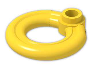 LEGO® Brick: Minifig Life Ring 30340 | Color: Bright Yellow
