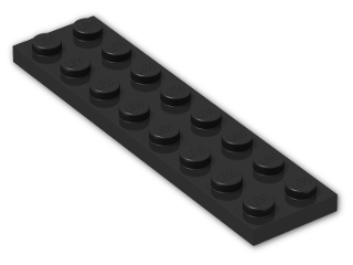 LEGO® Brick: Plate 2 x 8 3034 | Color: Black