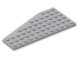 LEGO® Stein: Wing 6 x 12 Right 30356 | Farbe: Medium Stone Grey