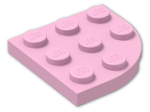 LEGO® Brick: Plate 3 x 3 Corner Round 30357 | Color: Light Purple