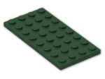 LEGO® Brick: Plate 4 x 8 3035 | Color: Earth Green