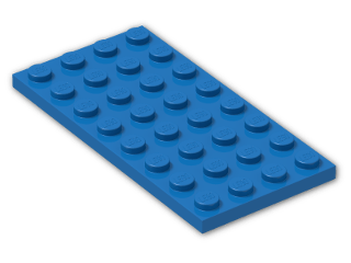 LEGO® Brick: Plate 4 x 8 3035 | Color: Bright Blue
