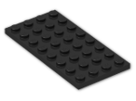 LEGO® Brick: Plate 4 x 8 3035 | Color: Black