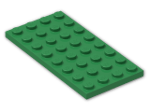 LEGO® Brick: Plate 4 x 8 3035 | Color: Dark Green