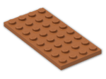 LEGO® Brick: Plate 4 x 8 3035 | Color: Dark Orange