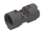 LEGO® Brick: Cylinder 3 x 6 x 2 2/3 Horizontal 30360 | Color: Dark Stone Grey