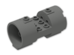 LEGO® Brick: Cylinder 3 x 6 x 2 2/3 Horizontal 30360 | Color: Dark Grey