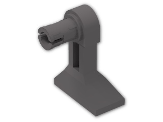LEGO® Stein: Minifig Robot Leg 30362 | Farbe: Dark Stone Grey