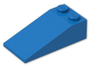 LEGO® Brick: Slope Brick 18 4 x 2 30363 | Color: Bright Blue