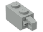 LEGO® Brick: Hinge Brick 1 x 2 Locking with Single Finger On End 30364 | Color: Grey
