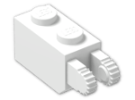 LEGO® Brick: Hinge Brick 1 x 2 Locking with Dual Finger On End 30365 | Color: White