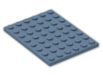 LEGO® Stein: Plate 6 x 8 3036 | Farbe: Sand Blue
