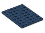 LEGO® Brick: Plate 6 x 8 3036 | Color: Earth Blue
