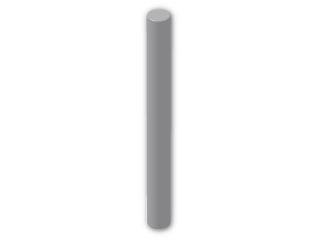 LEGO® Stein: Bar 4L Light Sabre Blade 30374 | Farbe: Medium Stone Grey