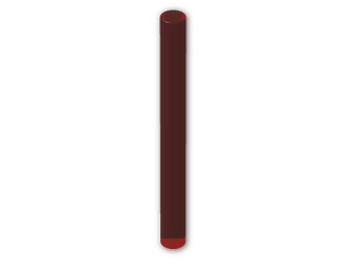 LEGO® Brick: Bar 4L Light Sabre Blade 30374 | Color: Transparent Red