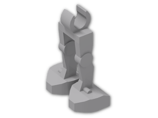 LEGO® Stein: Minifig Mechanical Legs 30376 | Farbe: Medium Stone Grey