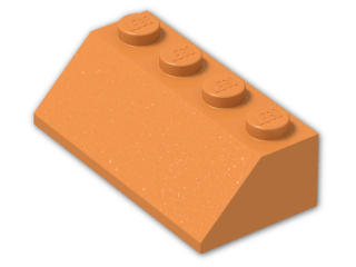 LEGO® Stein: Slope Brick 45 2 x 4 3037 | Farbe: Bright Orange